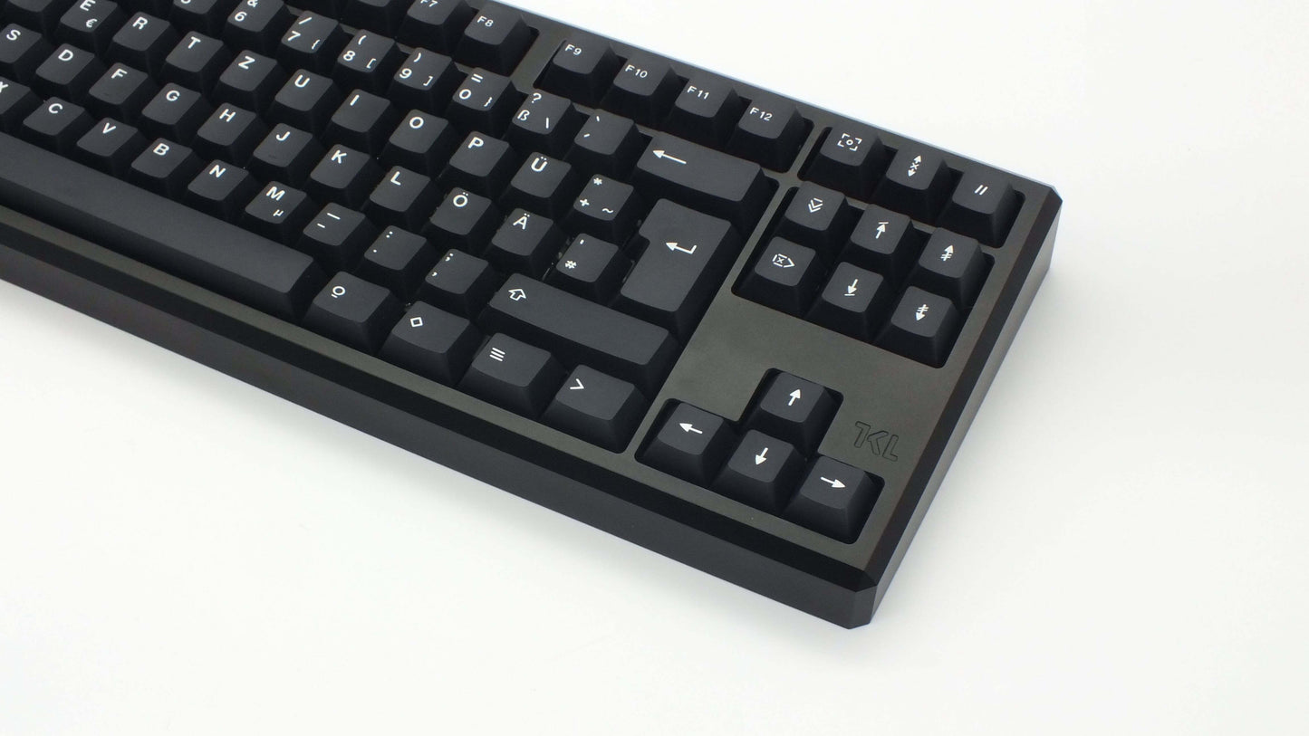 The Teleport Teleport Keycaps (ISO DE - ANSI DE) - SIMVEL White on Black