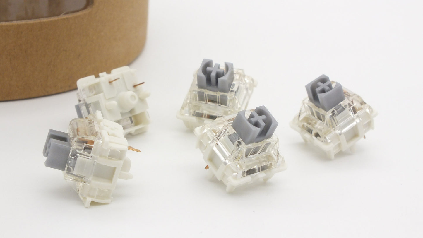 The Teleport 90 oder 110 Gateron Switches nach Wahl inkl. Teleport Switch Box G Pro 2.0 Silver / 110 Stück