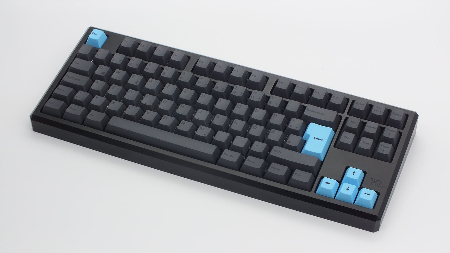 The Teleport Teleport Keycaps (ISO DE - ANSI DE) Basis Set Black