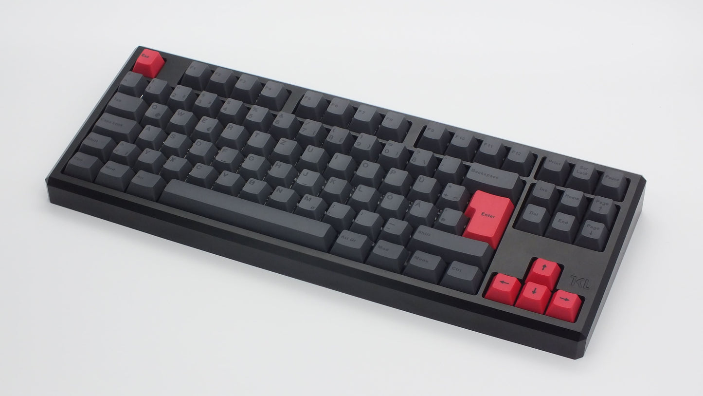 The Teleport Teleport Keycaps (ISO DE - ANSI DE) Basis Set Black