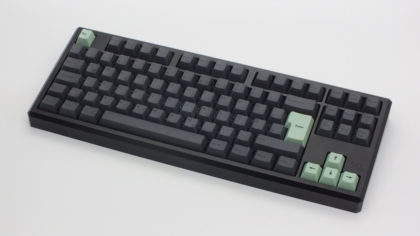 The Teleport Teleport Keycaps (ISO DE - ANSI DE) Basis Set Black