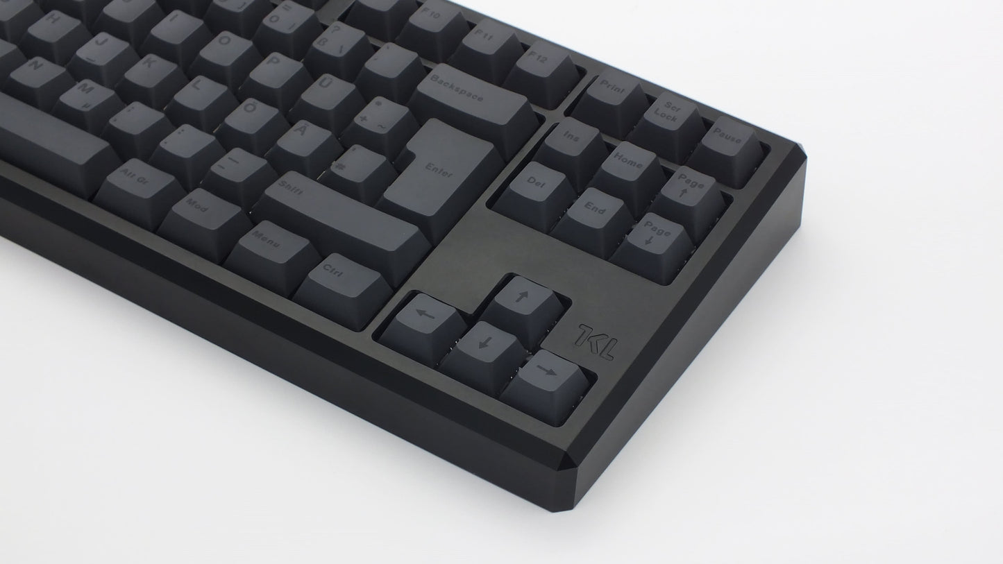 The Teleport Teleport Keycaps (ISO DE - ANSI DE) Basis Set Black