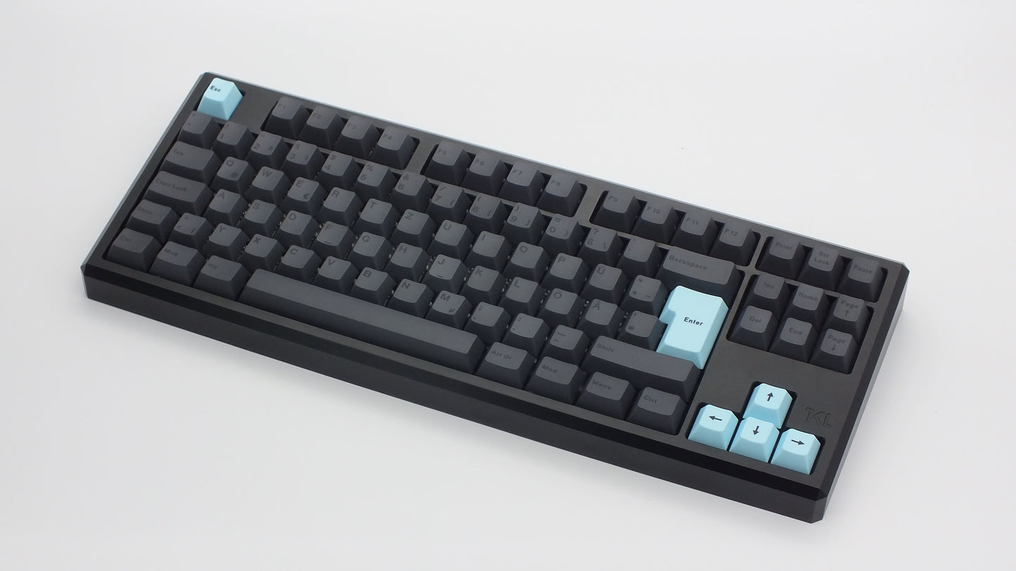 The Teleport Teleport Keycaps (ISO DE - ANSI DE) Basis Set Black