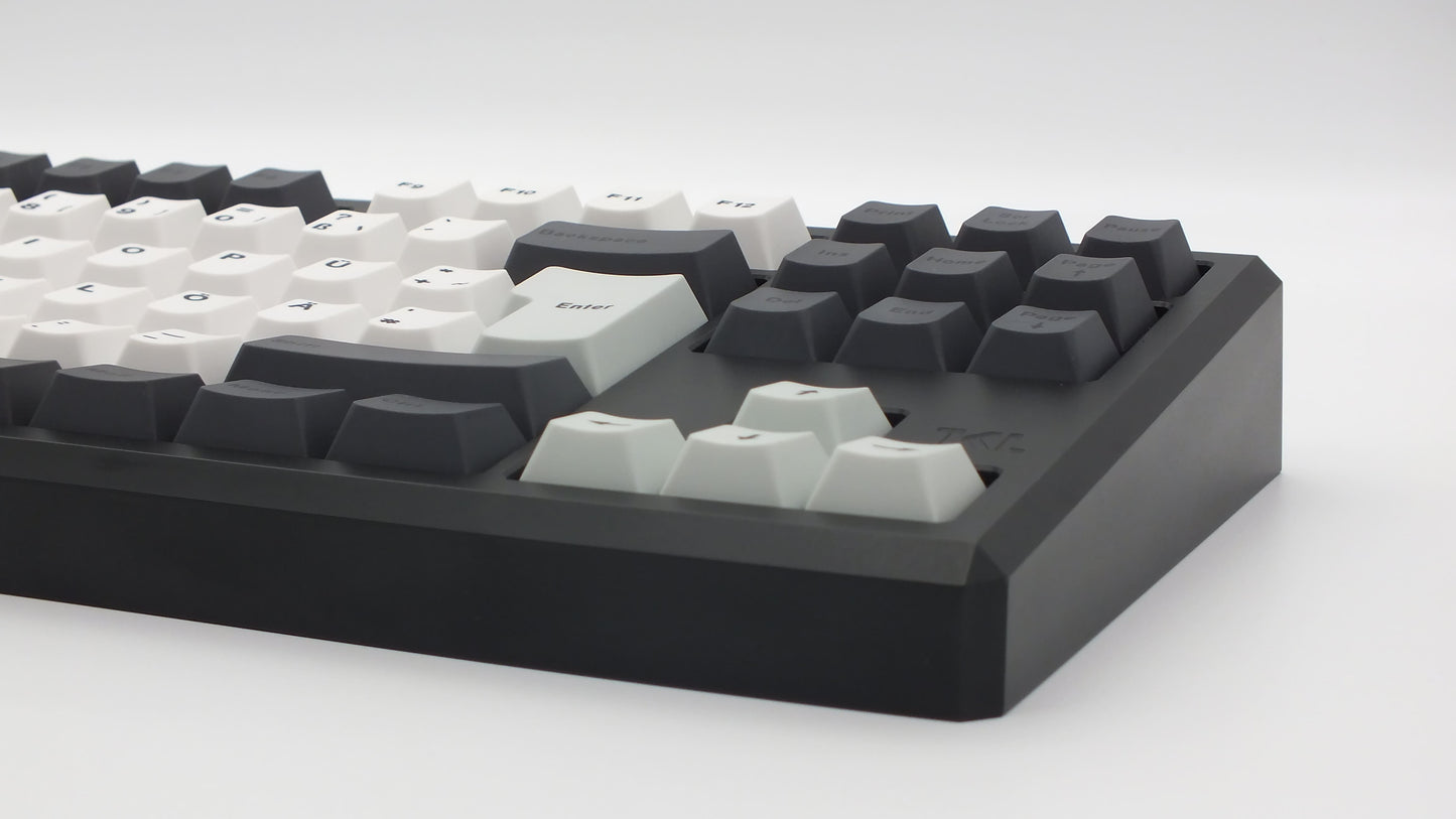 The Teleport Teleport Keycaps (ISO DE - ANSI DE) Full Set Black Piebald