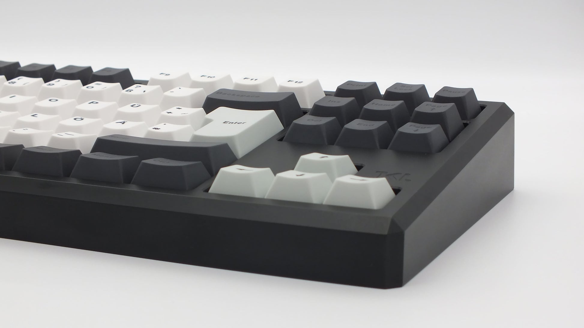 The Teleport Teleport Keycaps (ISO DE - ANSI DE) Full Set Black Piebald