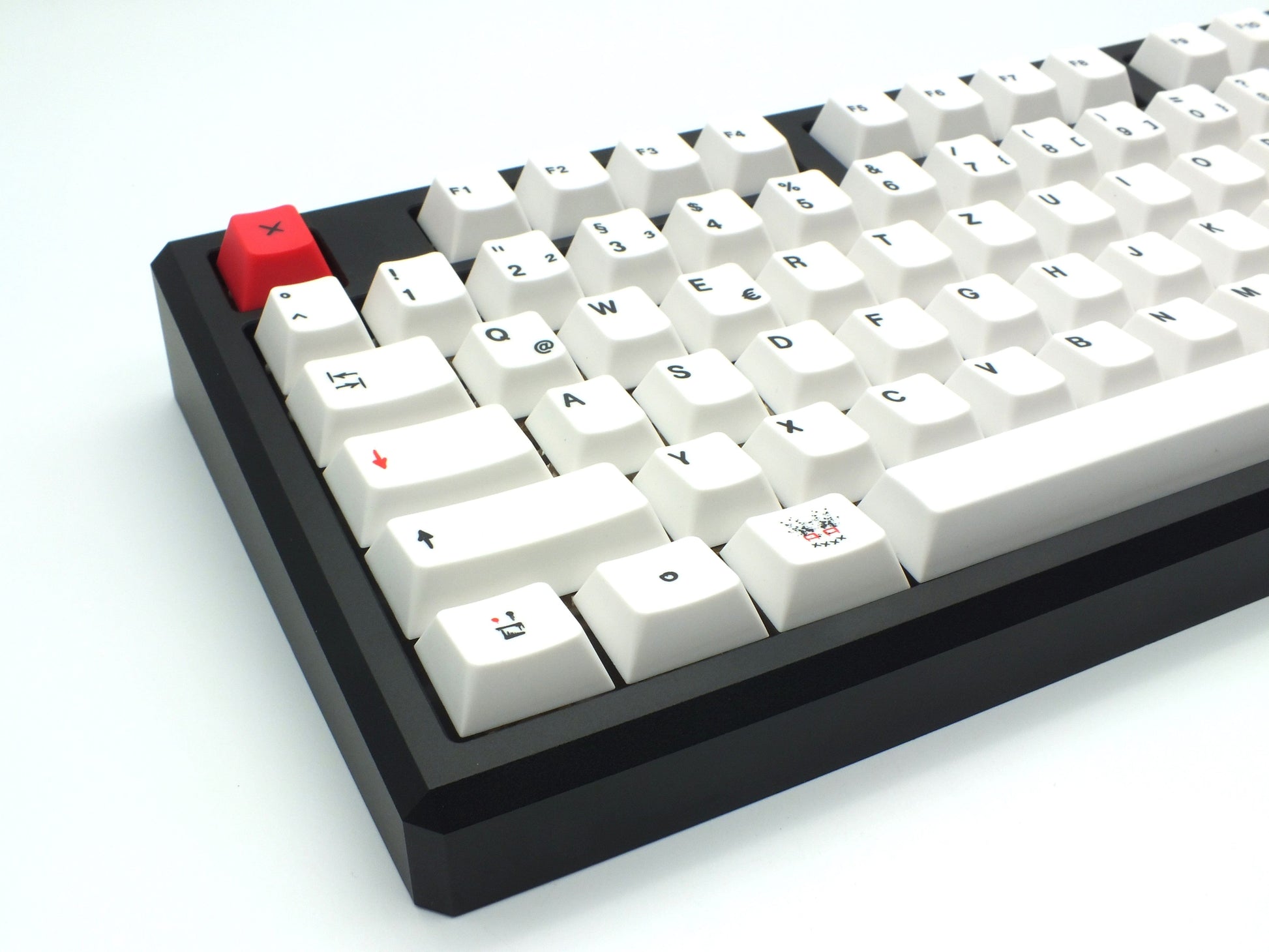 The Teleport Teleport Keycaps (ISO DE - ANSI DE) ANVIL WHITE Edition  [Limited]