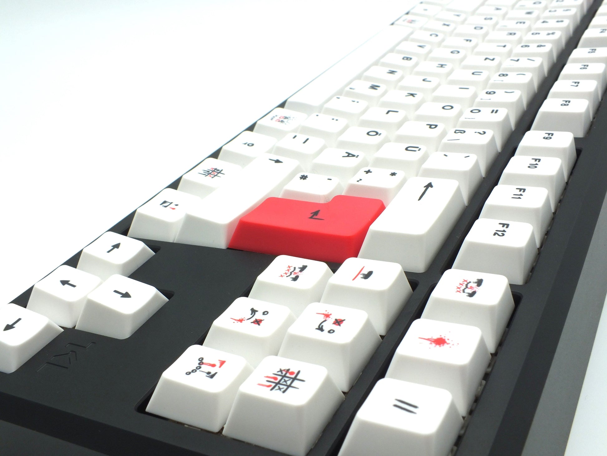 The Teleport Teleport Keycaps (ISO DE - ANSI DE) ANVIL WHITE Edition  [Limited]