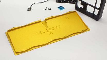 The Teleport Teleport TKL T2 Sonderedition (barebone) Cover Schwarz/Bottom Gold