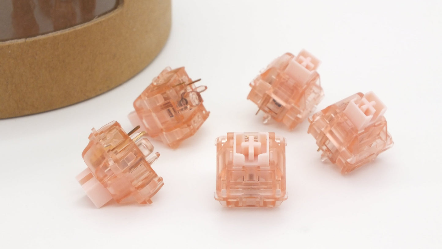 The Teleport 90 oder 110 Gateron Switches nach Wahl inkl. Teleport Switch Box Box Ink Pink V2 / 110 Stück