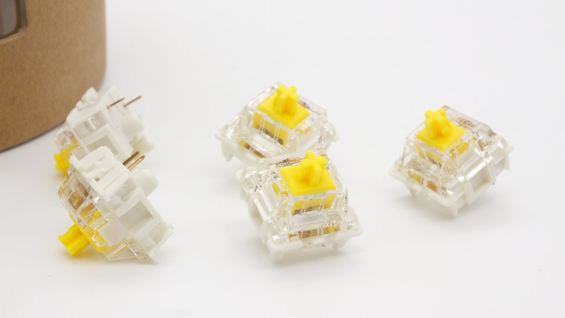 The Teleport 90 oder 110 Gateron Switches nach Wahl inkl. Teleport Switch Box G Pro 2.0 Yellow / 110 Stück