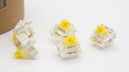 The Teleport 90 oder 110 Gateron Switches nach Wahl inkl. Teleport Switch Box G Pro 2.0 Yellow / 110 Stück