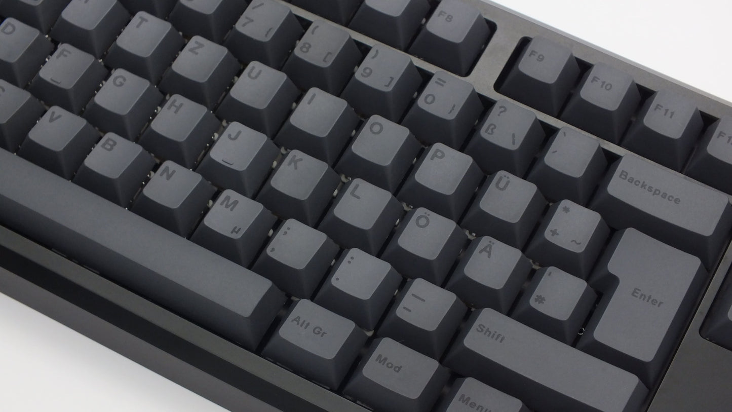 The Teleport Teleport Keycaps (ISO DE - ANSI DE) Basis Set Black