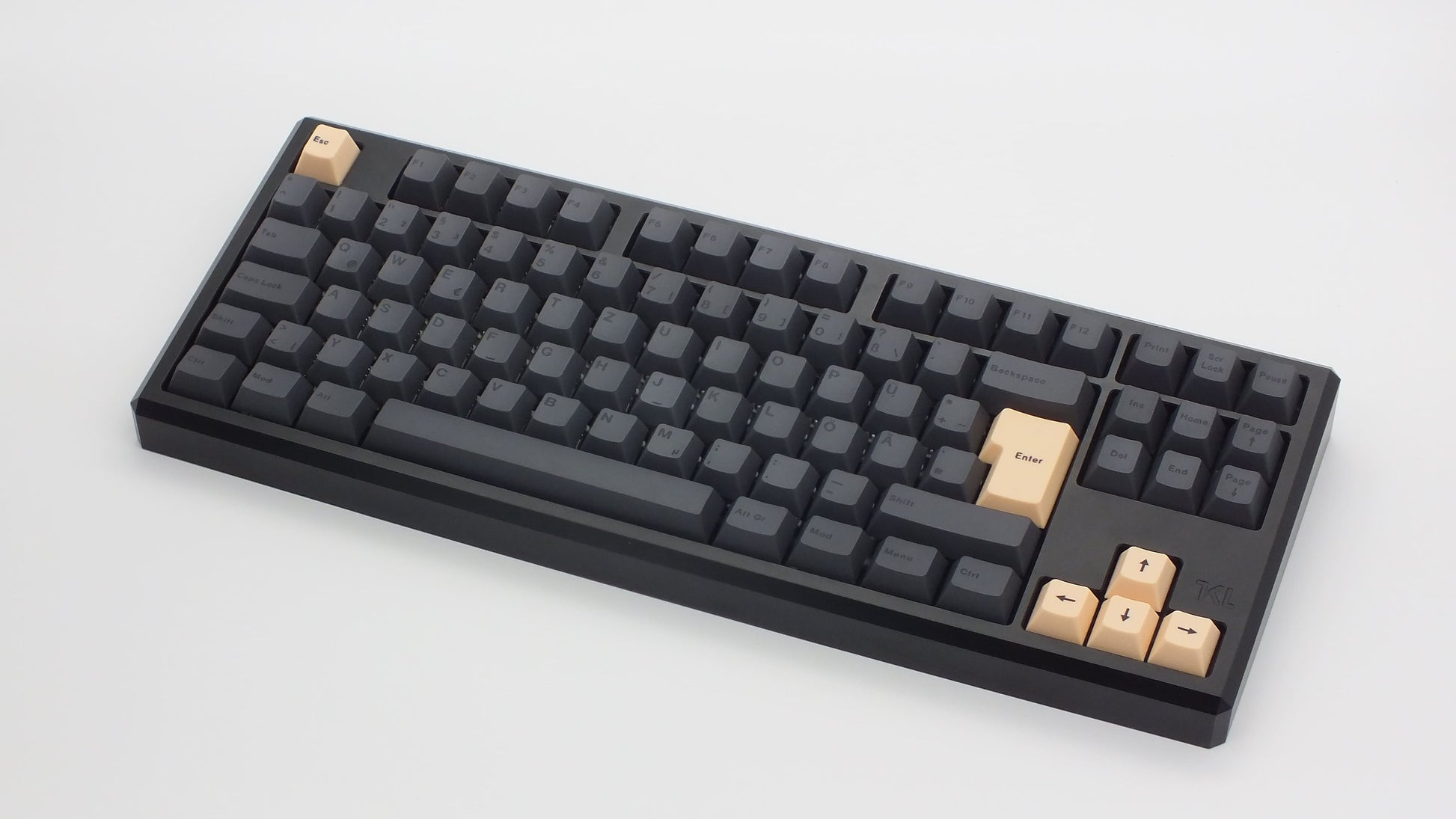 The Teleport Teleport Keycaps (ISO DE - ANSI DE) Basis Set Black