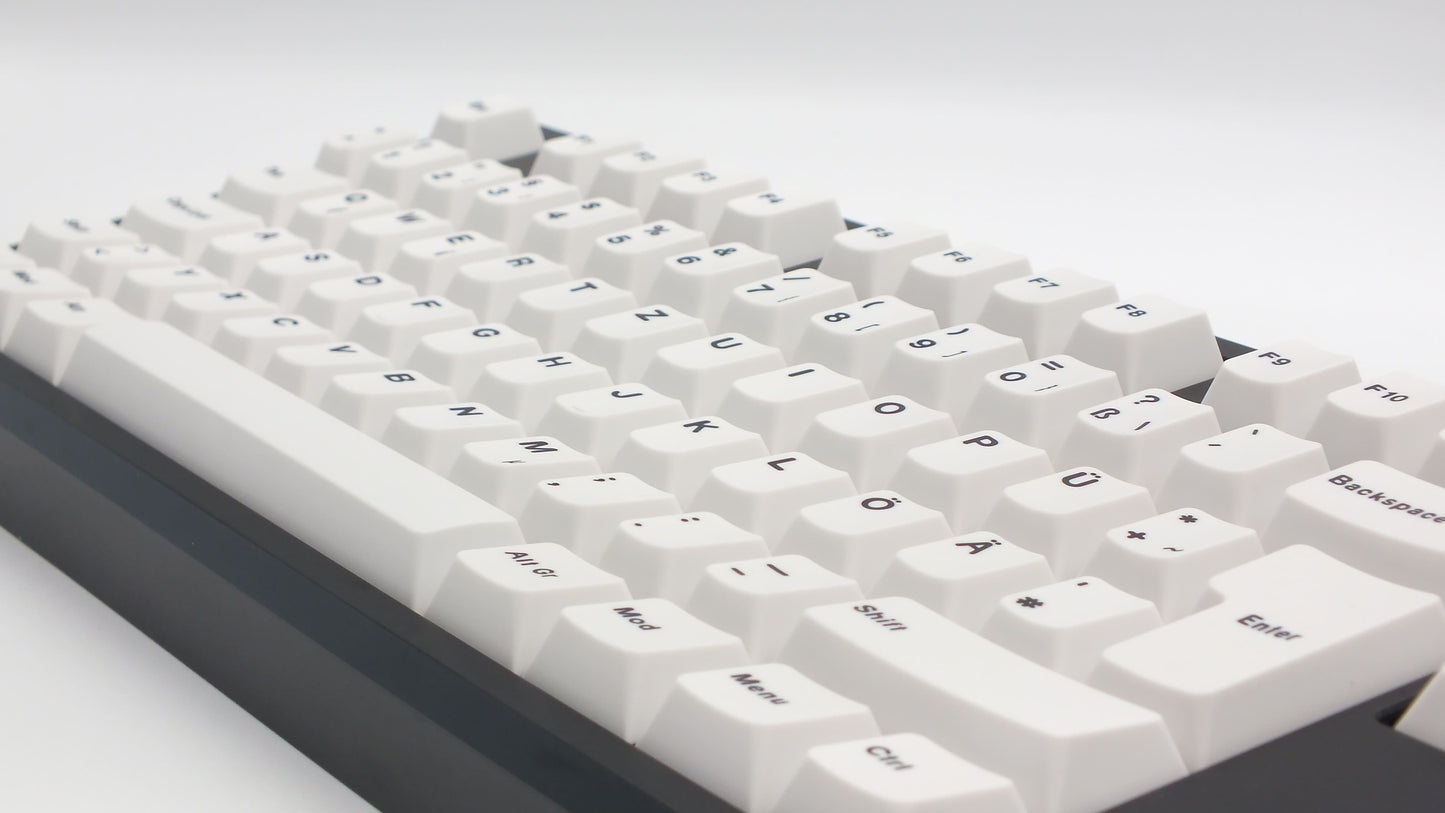 The Teleport Teleport Keycaps (ISO DE - ANSI DE) Basis Set White