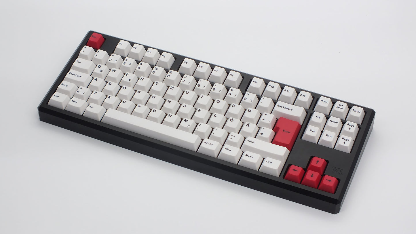 The Teleport Teleport Keycaps (ISO DE - ANSI DE) Basis Set White