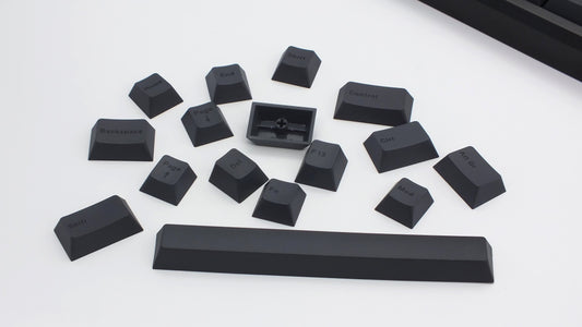 The Teleport Teleport Keycaps Modifier Set Black